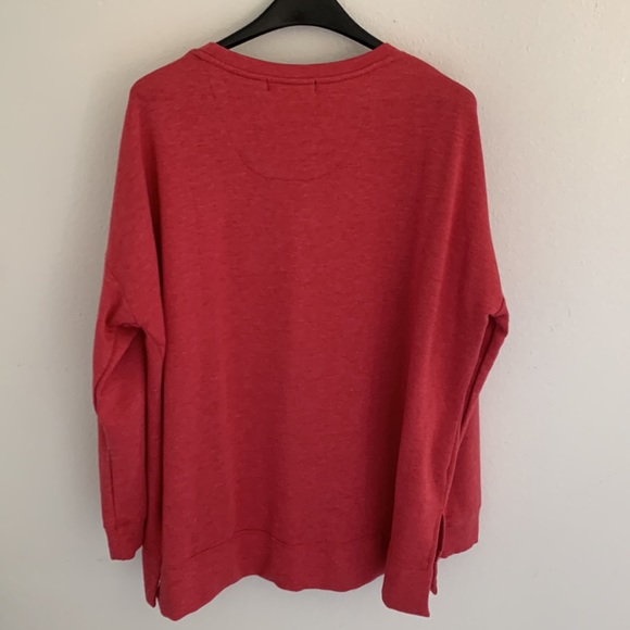 State of Mine Holiday Christmas Sweatshirt White & Heather Red Size XXL - Picture 3 of 6